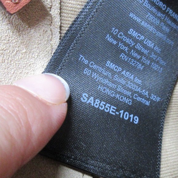 SANDRO
Lou Color-block Leather Crossbody - Picture 5 of 6